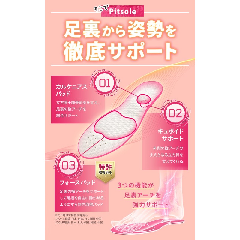 [Pink 3+ 1 Pair Set + 2 Deodorizing Sheets] Pit