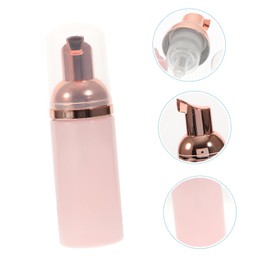 Vaguelly 3pcs 50ml Mini Foaming Pump Bottles Travel Shampoo Dispenser Liquid Containers for Soap and Toiletries