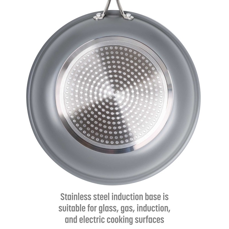 Goodful Ceramic Nonstick 11 Inch Frying Pan, Dishwasher Safe Pots