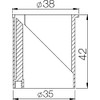 Membrane Odour Trap for Drain Lines