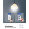 Zoiinet 500W Remote Control Light Bulb Socket, Wireless Light Switch