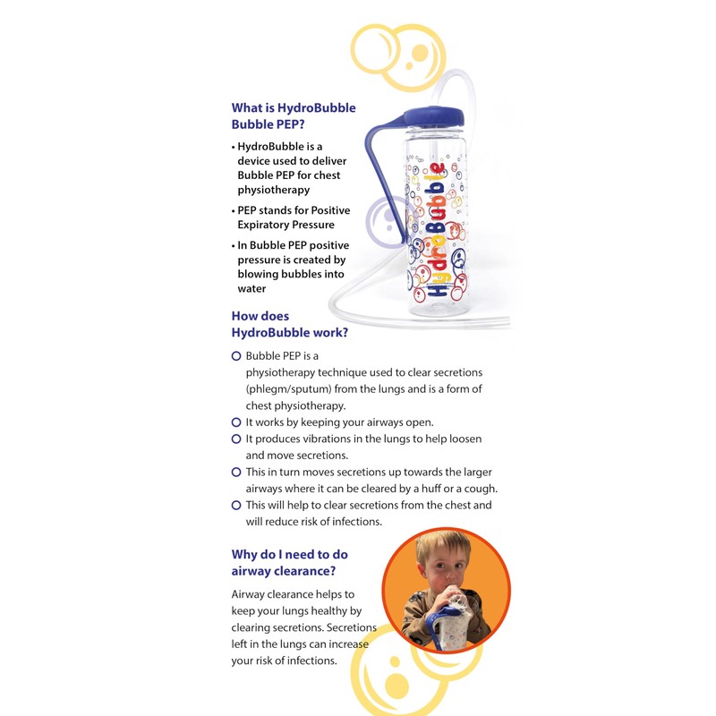 HydroBubble - Bubble PEP Chest Physiotherapy