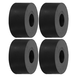 PATIKIL 1.57" OD x 0.59"/0.39" ID x 0.79" Thick Anti-vibration Pads, 4 Pcs Rubber Isolation Pads Mechanical Vibration Damping Pads Isolator Washer Feet, Black
