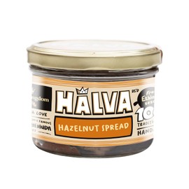 Halva Kingdom Open Sesame Sugar Free Halva Vegan Dessert | Healthy Ingredients, Gluten Free, Kosher Certified Jar (HAZELNUT SPREAD)