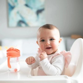 Dr. Brown s Milestones Baby’s First Straw Cup, Training Cup with Weighted Straw
