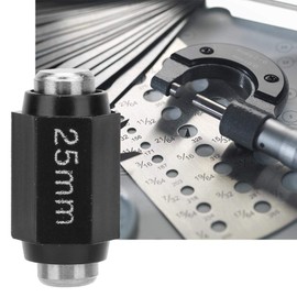 External Micrometer Standard Calibration Block, Universal Stainless Steel Calibration Rod (25/50/75/100 mm) for Checking Detection (25 mm)