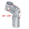 eoere 10 Sets Pivot Tee Pipe Fittings Connector T Adjustable