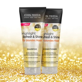 John Frieda - Highlight Refresh & Shine Conditioner - Content: 250 ml - New Shine and Intense Luminosity for Blonde Hair & Highlights
