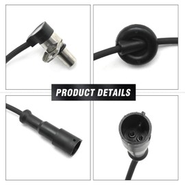 JUUDDENPARTS 2Pcs SSW500020 ABS Wheel Speed Sensor Front Left Right, Replacement for Land Rover Discovery 2 1998-2004, Replaces TAR100060