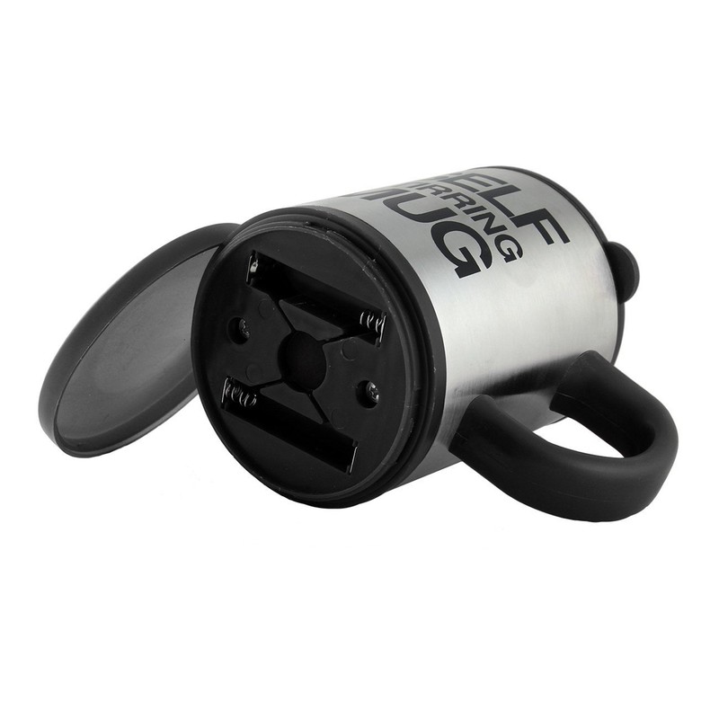 Itian Mixing Automatic Coffee Cup, Stainless Steel and Plastic Drinking