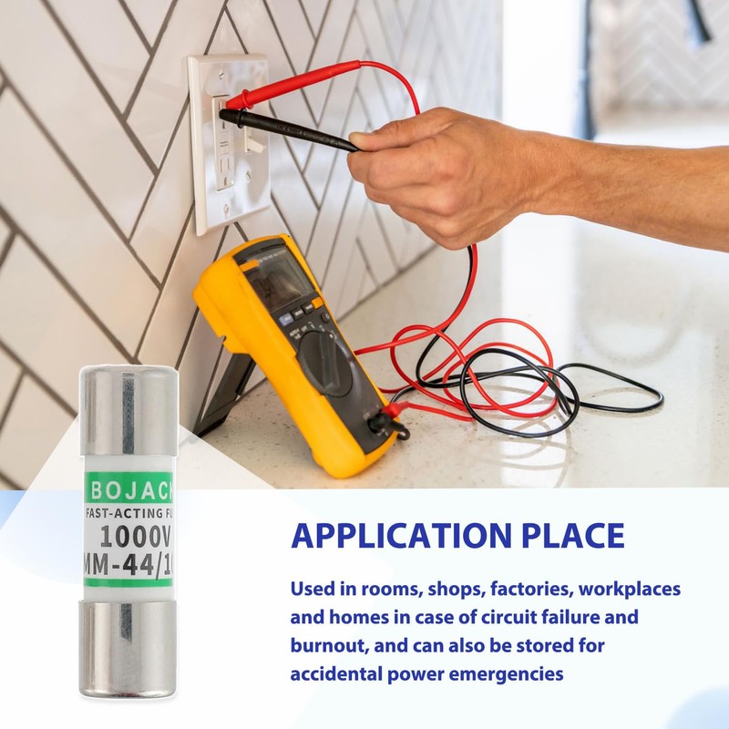 BOJACK Multimeter Fuse DMM-44/100 440MA 1000V Digital Multi-Meter Replacement Fuse