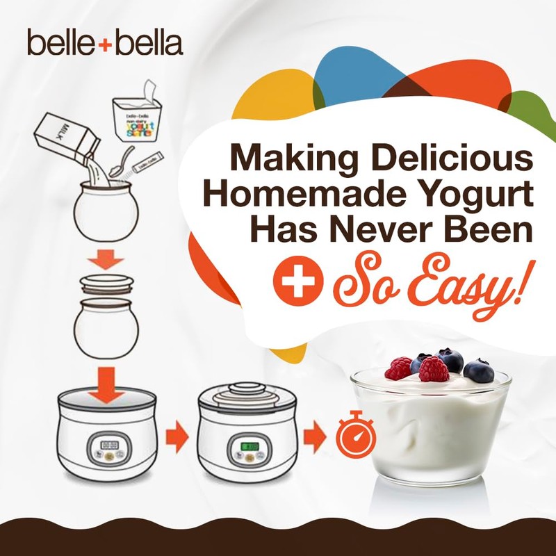 Belle + Bella Non-Dairy Vegan Yogurt Starter - Gluten Free,