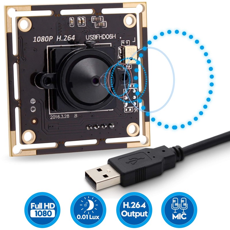 Svpro 1080P USB Camera Module Board with Micphone IMX 323