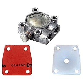 Fuel Pump + Red Diaphragm + Diaphragm Seat for Solex 3800