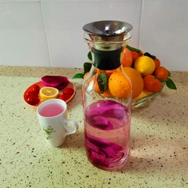 50 Ounces Borosilicate Glass Carafe with Lid, Drip-free Glass Pitcher for Hot/Cold Water, Ice Tea and Juice Beverage