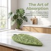 Leaf Hand Drying Towel Coral Fleece Kitchen Absorbent Quick Dry