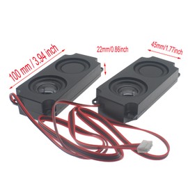 SYCZIOHU 2 PCS Double Cavity Speaker 5 Watt 8 Ohm Mini Advertising Machine Speaker Full Range Cavity Speaker with JST-PH2.0mm-4 pin Interface for Advertising Machines and Game Machines