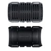Corrugated Pipe Connector M32 - Sleeve Black, 4 Half Shells