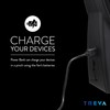 Treva 10 Inch Portable Rechargeable Fan & Battery Powered, 3