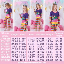 VIKITA Toddler Girls Clothes tshirts leggings 2pcs Long Sleeve Starry Pony School outfits winter Clothing Sets (5T, L3100+F5500)