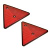 BITS4REASONS NEW MODEL CLASSIC PAIR (2 UNITS) RED REFLECTOR REFLECTIVE