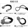 Soft Shackle Synthetic Rope 12mm*56cm Max Capacity 17t Synthetic Fiber