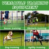Qufiona Agility Poles, 6 Pack 4.9FT Metal Soccer Training Poles