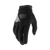 100% Ridecamp Adult Gloves (Black, Small)