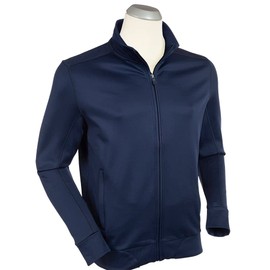 Bobby Jones Golf Apparel - Performance RTJ Interlock Full-Zip Jacket for Men (as1, alpha, x_l, regular, regular, Navy)