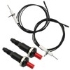 Kyuionty 2 Pcs Piezo Igniter Kit, Push Button Spark Straight