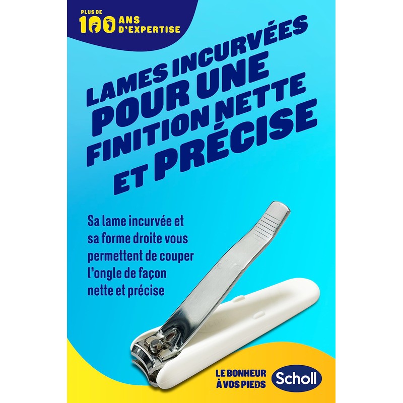 Scholl Nail Clipper for Hard and Thick Toenails