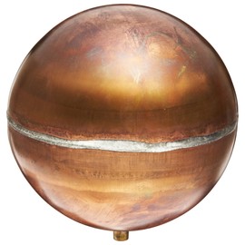 Robert Manufacturing R440 Series Bob Spherical Copper Float, 1/4"-20 SAE Female Spud, 5" Diameter, 1.73 lbs Buoyancy