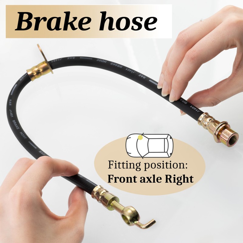 AERZETIX - C71744 - Brake Hose M10x1 - Fitting Side