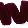 3/4 inch Burgundy Sew on Hook and Loop Tape Non-Adhesive
