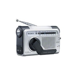 SONY 手回し充電FM/AMポータブルラジオ B03 シルバー ICF-B03/S