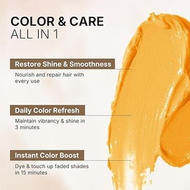 Karseell Hair Color Depositing Mask, Brown Conditioner for Colored and Bleached Hair, 16.9 fl oz