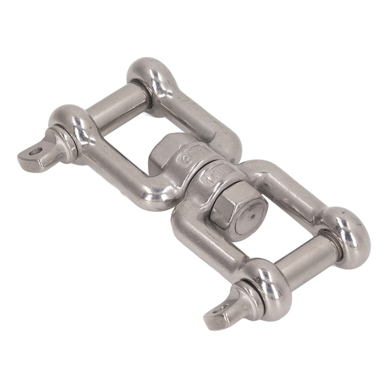 304 Stainless Steel Double Jaw Shackle Rustproof Universal Jaw Anchor