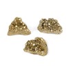 Namvo 2pcs Natural Pyrite Stone and Minerals Natural Crystal Quartz