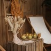 HONGHCL Pampas Decorativas Secas 120pcs - Plantas Naturales Suaves y