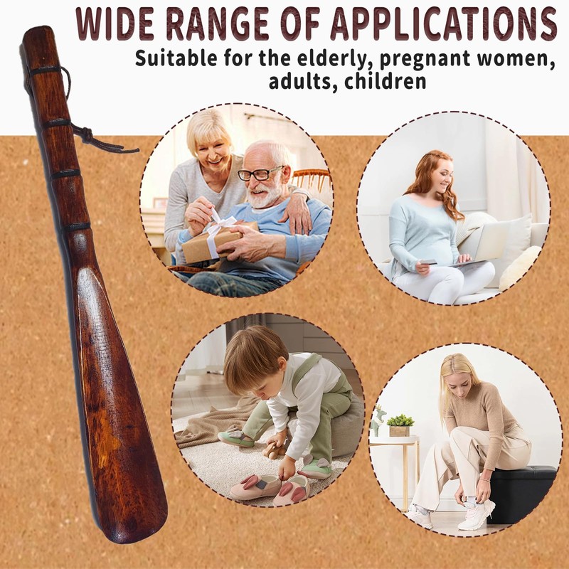 IVICOO Shoe Horn Long Handle for Seniors,Shoe Horns for Men,Women(12.5"