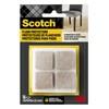 Scotch Felt Pads 16 PCS Beige, Felt Furniture Pads for
