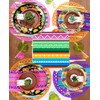64 Pieces Fiesta Tableware Set for Cinco De Mayo Table