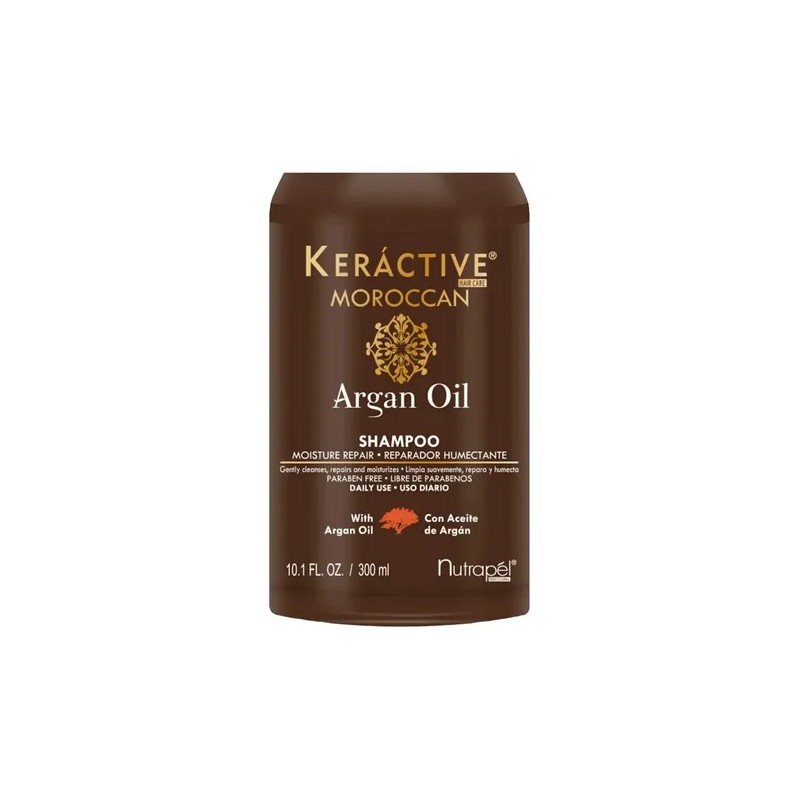 Nutrapel Keractive Shampoo Aceite de Argán Moroccan Argan Oil Shampoo