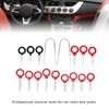 17pcs Radio Release Keys Kit Professional Removal Disassembly Tools for