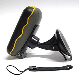 Ramtech Car Windshield Suction Mount Holder for Garmin GPSMAP 62 62s 62st 62sc 62stc 64 64csx 64s 64sc 64st 64sx 64x 65 65s 66i 66s 66sr 66st Handheld GPS + Free Bonus Wrist Strap - SCH