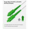 VANDESAIL SC/APC to SC/APC Fiber Optic Cable 10M (32ft), White