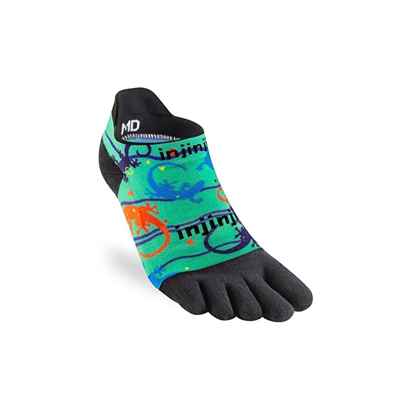 Injinji Spectrum Run Lightweight NO-Show Retro S