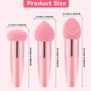 3 Pcs Makeup Foundation Sponge Pink Beauty Blender Sponge Makeup