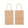 Juvale Mini Gift Bags with Handles - Brown Paper Party