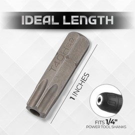 Ram-Pro 15Pc Torx Star 6 Point, Security Tamper Proof, Driver Bit Set - T5, 6,7,8,9,10,15,20,25,27,30,35,40,45,50 – Multifunction Damage/Shear Resistant Hollow Torque Kit